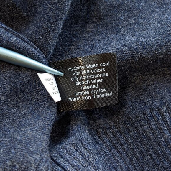 Lane Bryant open front cardigan sweater, long sleeve, dark blue, size 22/24 - Picture 9 of 9